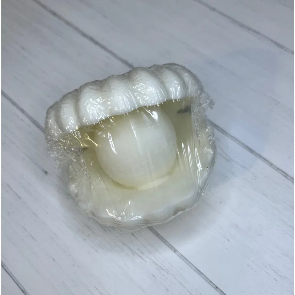 Lavender Candle Seashell Large Aromatherapy Seashell Oyster Pearl Candle XL